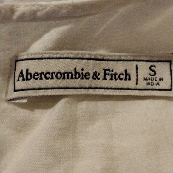 Abercrombie & Fitch Cotton Lace Peasant Blouse - Picture 8 of 10